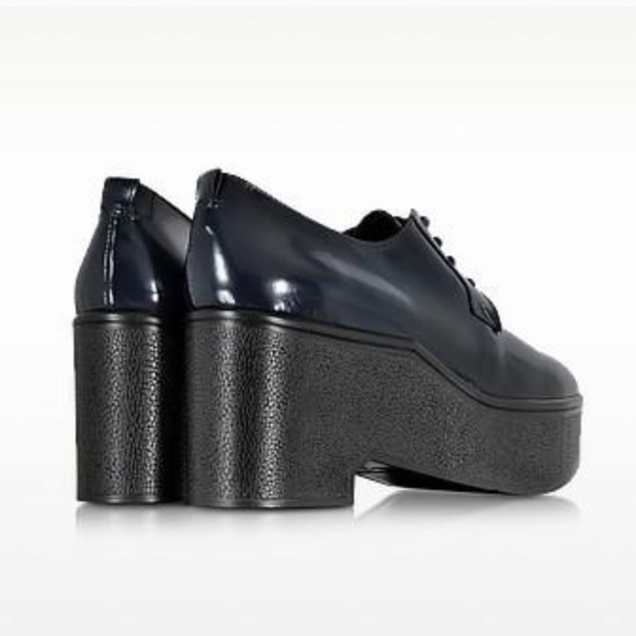 Robert Clergerie Black Platform Shoes - Picture 2 of 15